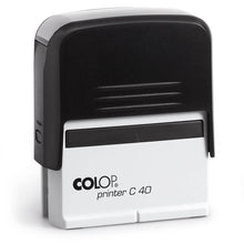 Kép betöltése a galériamegjelenítőbe: Max. 6 soros COLOP Printer C40 bélyegző KOMPLETTEN
